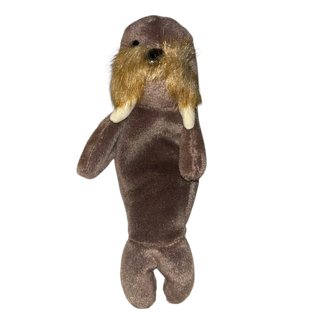 TY JOLLY THE WALRUS - RARE 1ST EDITION l, NO STAR TUSH TAG,P.V.C. PELLETS, Mint